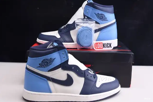 Bmlin Jordan Retro High Obsidian OG 1 Air 555088-140 0608